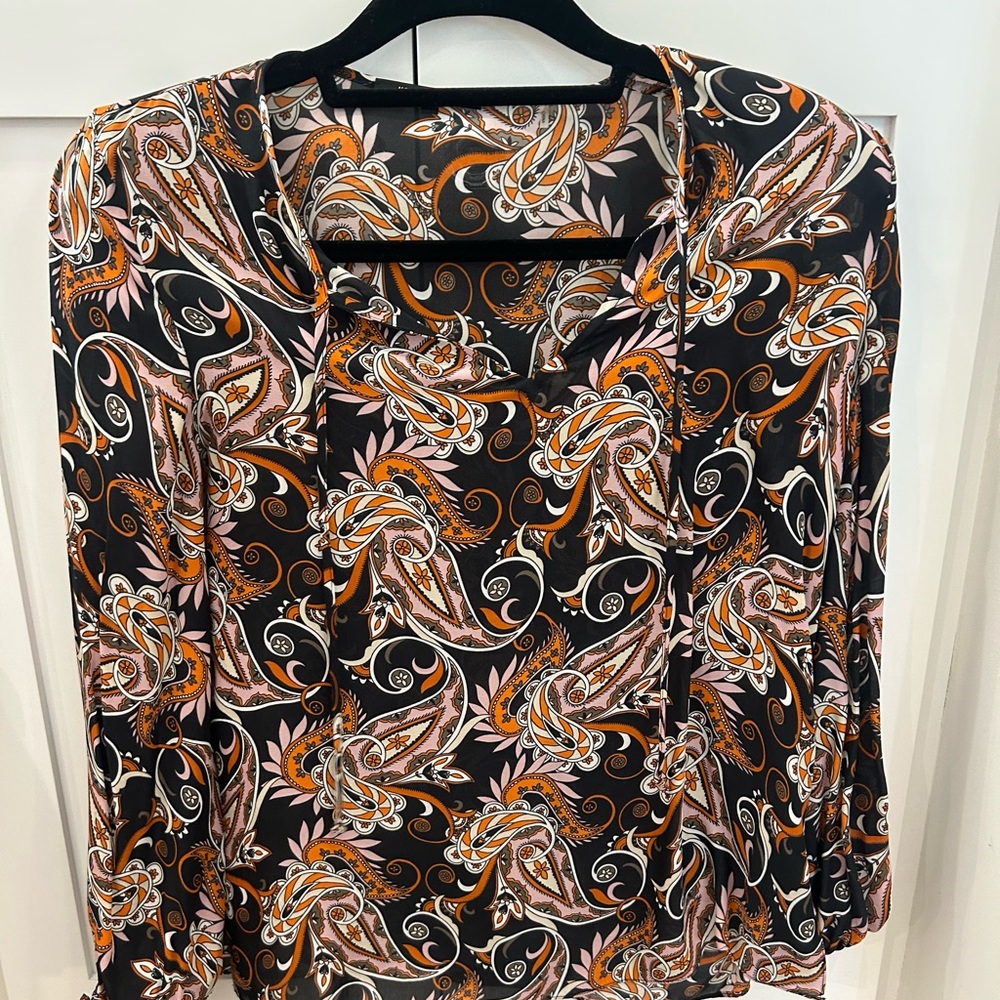 Paisley Print Women's Top